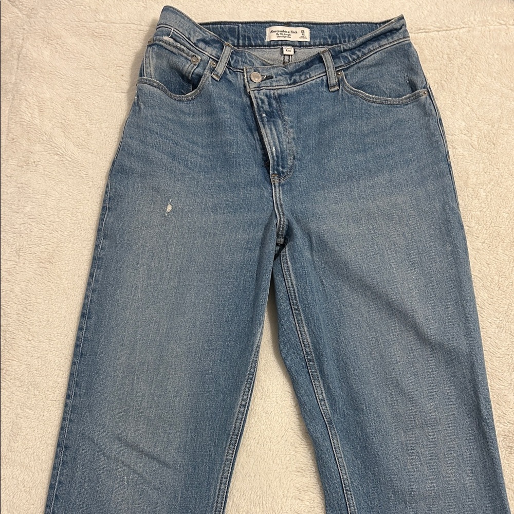 Abercrombie & Fitch Light Blue Straight Jeans